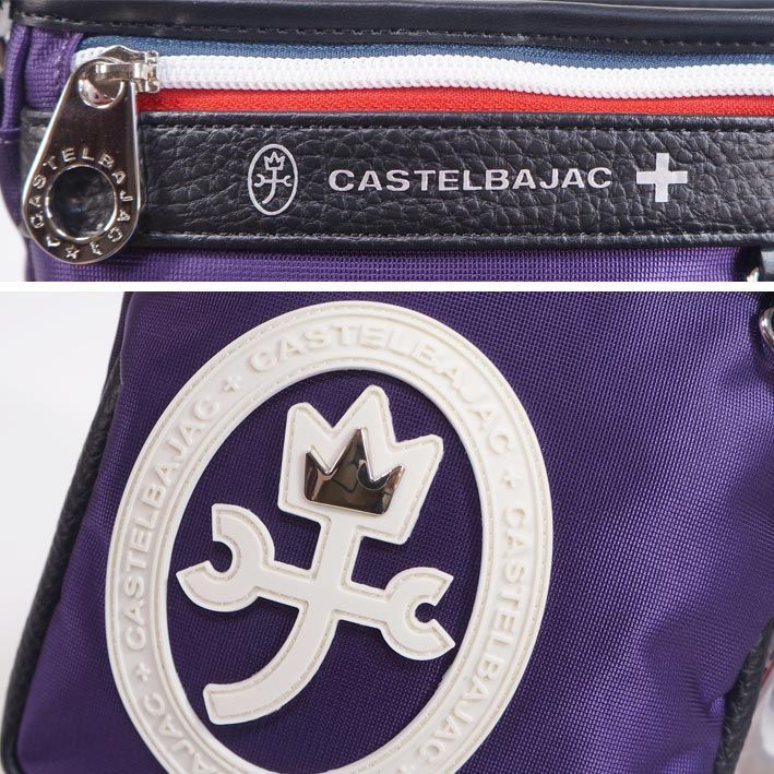 CASTELBAJAC 紫色 ショルダーバック カステルバジャック CASTELBAJAC カステルバジャック