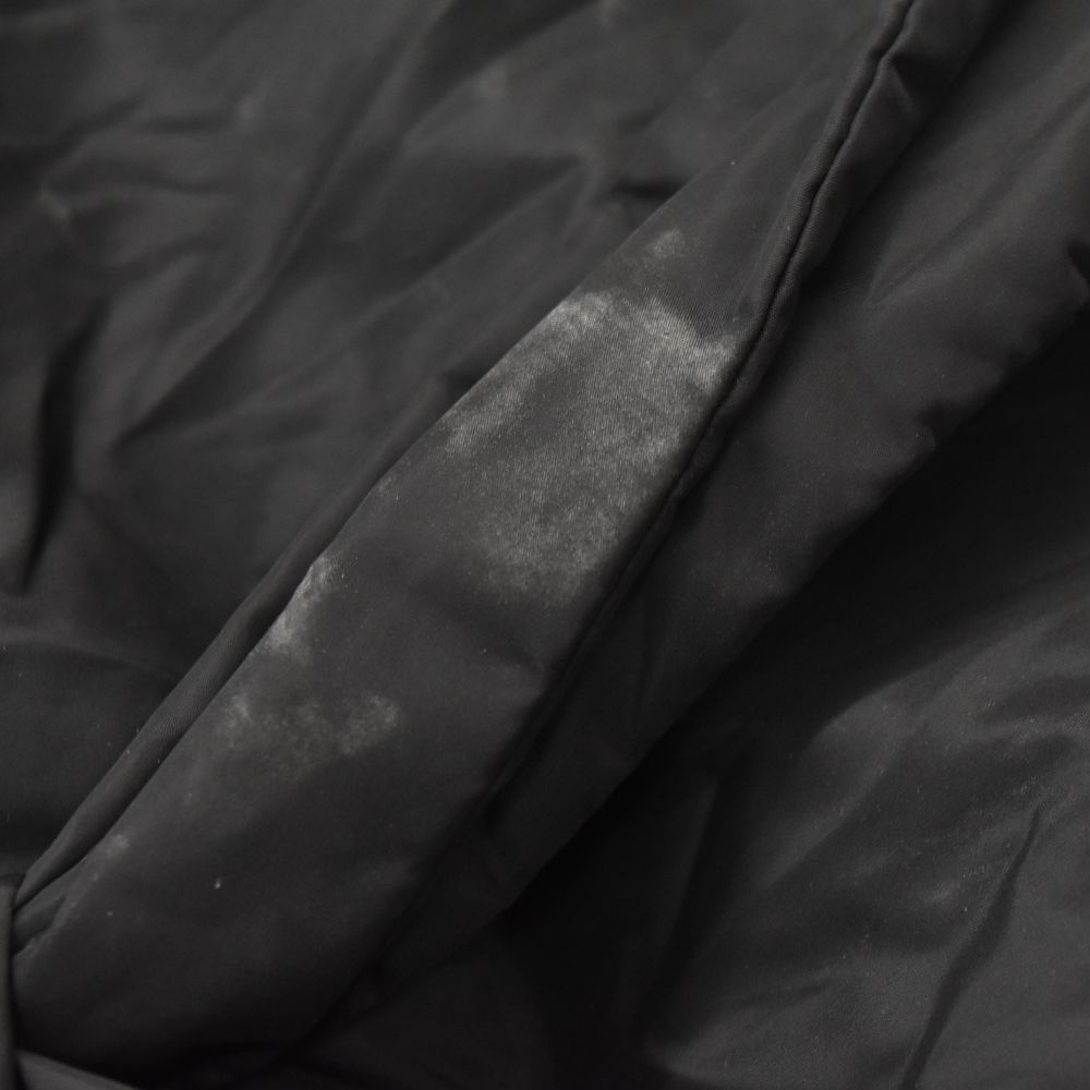 PRADA (プラダ) 2015年製 ベルト付き ナイロン コート ブラック 29G837