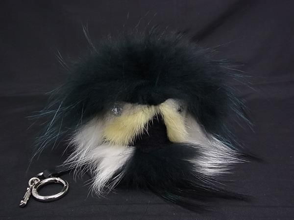 FENDI モンスター バッグバグズ バッグチャーム ファー ブラック フェンディ モンスターチャーム ファーチャーム バッグバグズ FENDI