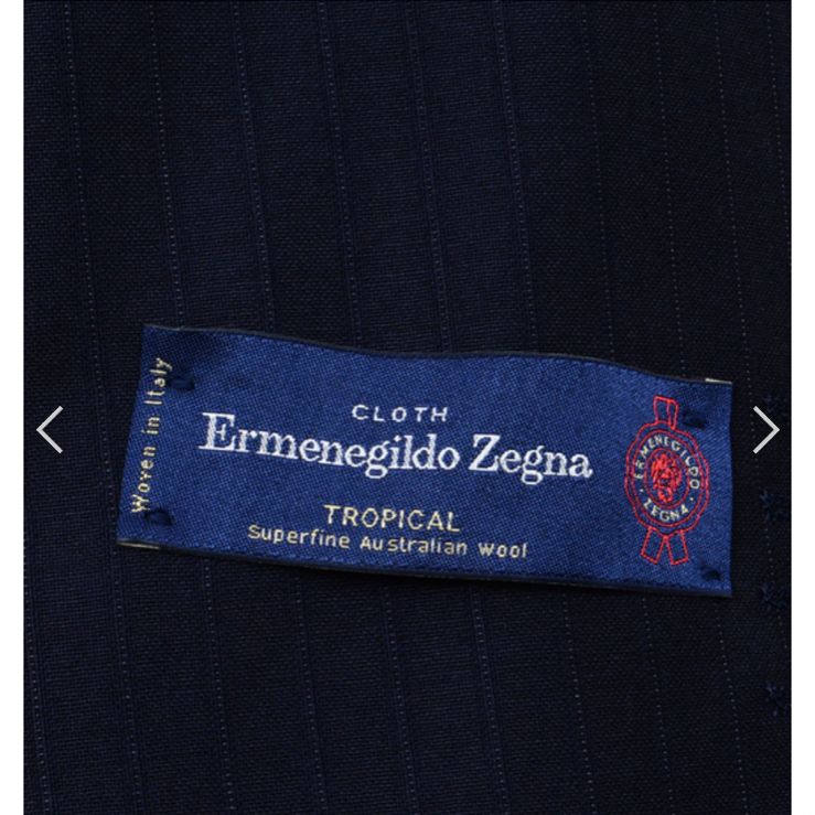 新品未使用 ONLYPREMIO Zegna/ゼニア/トロピカル/ネイビー/39 - メルカリ