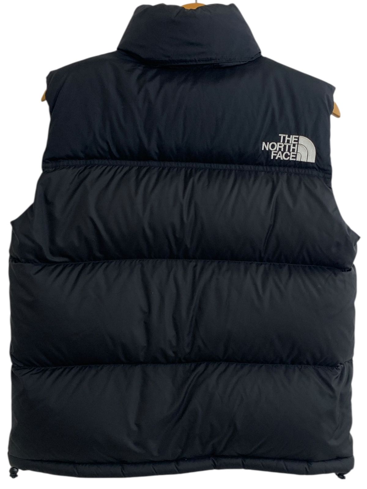 THE NORTH FACE ザノースフェイス ダウンベスト Nuptse Vest ヌプシベスト ジップアップ フード付き ベトナム製 ND91843 M ブラック メンズ 004