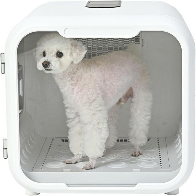 全品10％ポイント還元！ マルカン おうちサロン ドライヤールーム 3WAY ホワイト DA-415 乾燥 静電気防止 ハウス 犬用 猫用 ペット用 ペットドライヤー