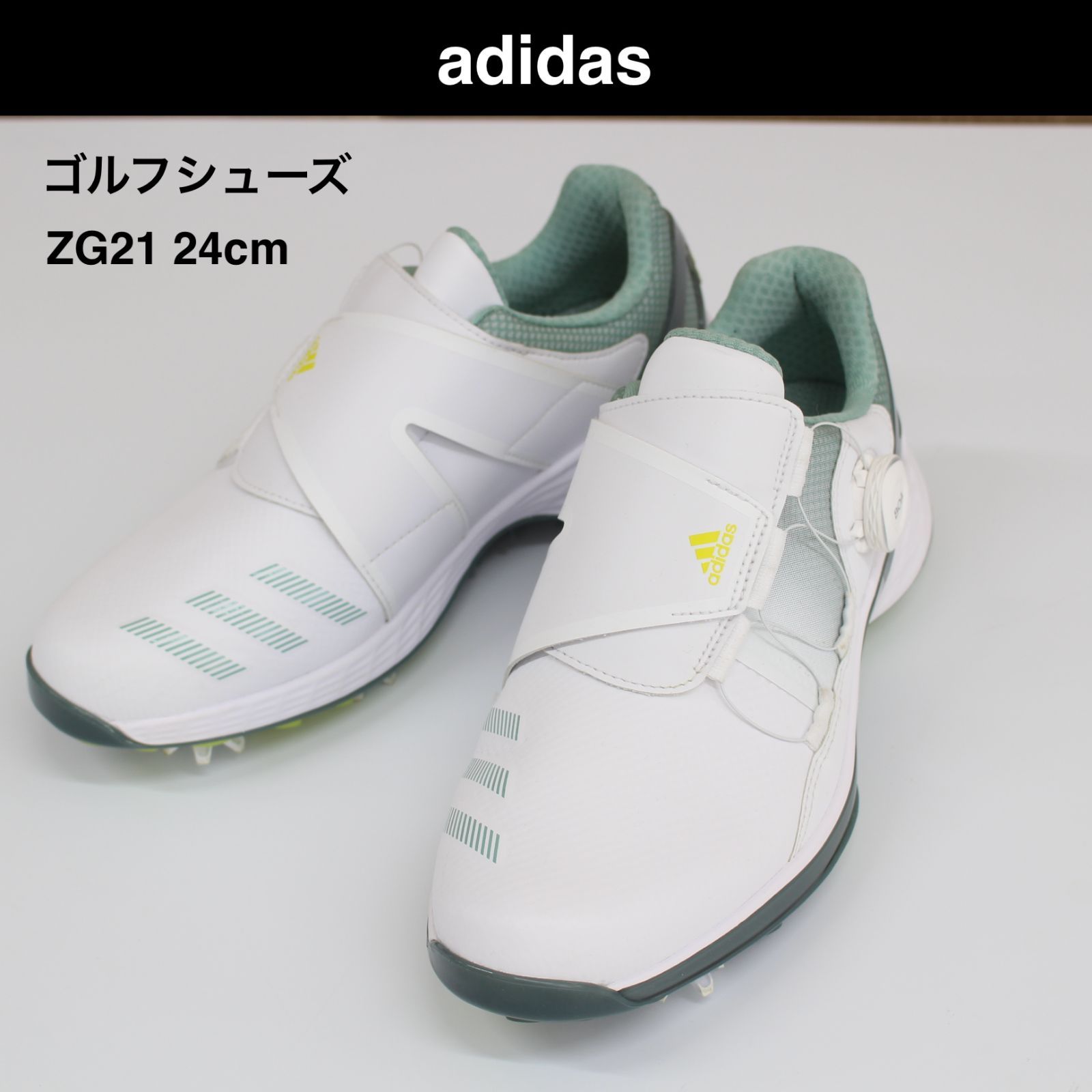 adidas レディース ゴルフシューズ 24cm - 2