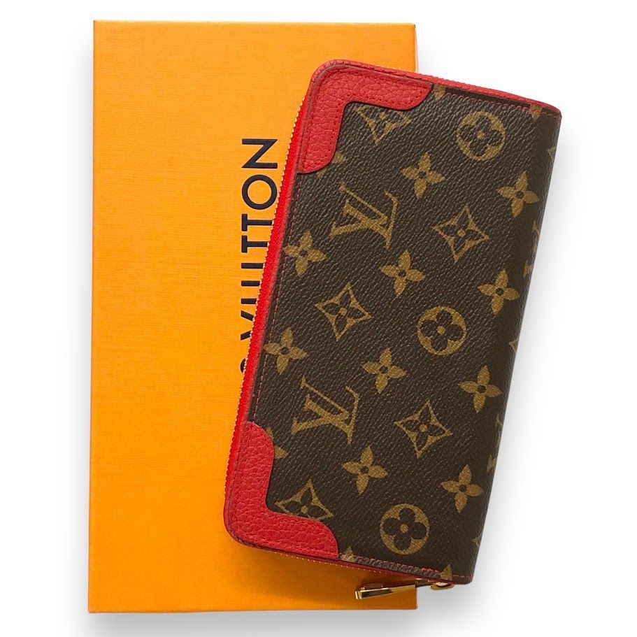 美品 LOUIS VUITTON ルイヴィトン ジッピーウォレット レティーロ M61854 ラウンドファスナー長財布