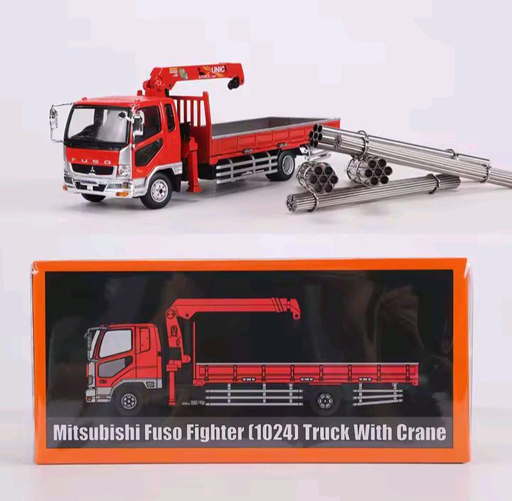 □【GCD】1/64FUSO FIGHTER1024トラックUNIC付《RED》【新品・未