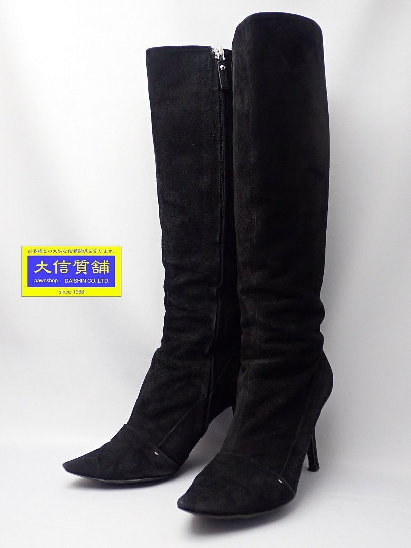 R*様 ◆良品◆ ルイヴィトン ロングブーツ シューズ スエード 35 22.5 ヴィトン ロング ブーツ スエード 35 約22.5cm - メルカリ