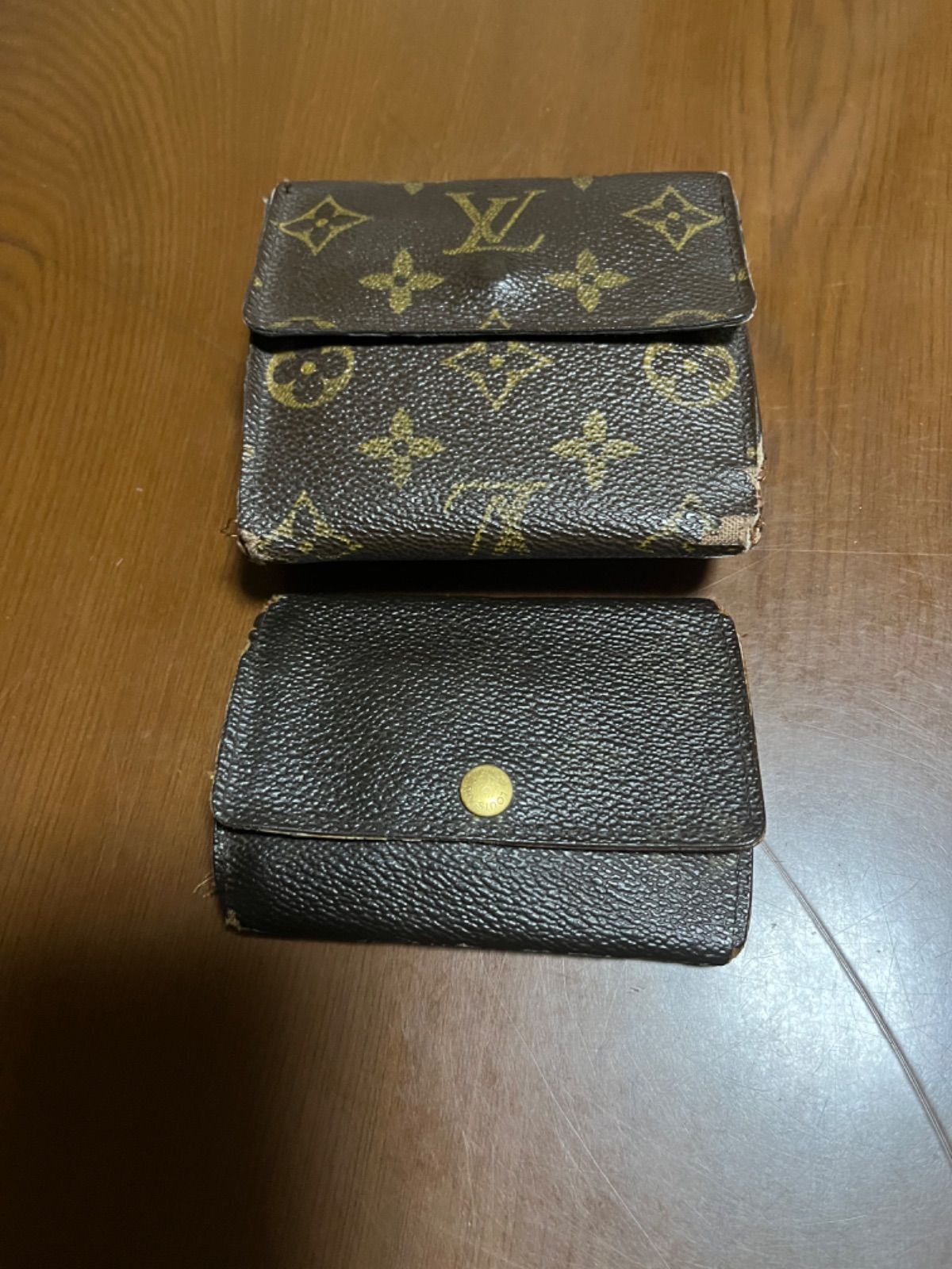 LOUIS VUITTON モノグラム6連キーケース＋二つ折り財布2点ジャンク品