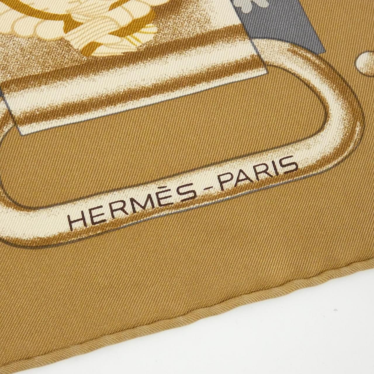 エルメス BOUCLES ET GALONS DU TSAR カレ ウォッシュ スカーフ