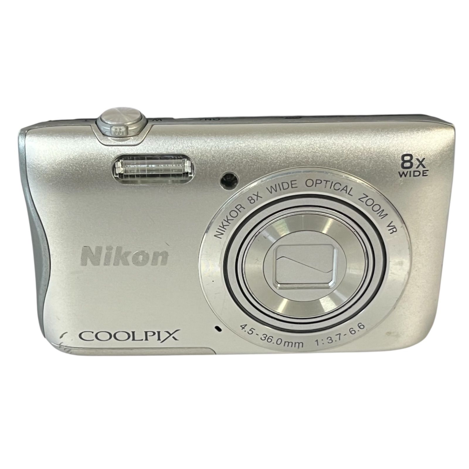 管32434】動作未確認☆NIKON ニコン COOLPIX S3700 コンパクトデジカメ
