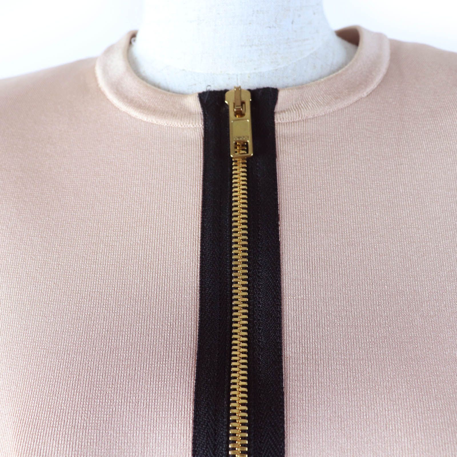 美品☆GUCCI グッチ 22SS 678207 フロントZIP ジャージ素材 半袖