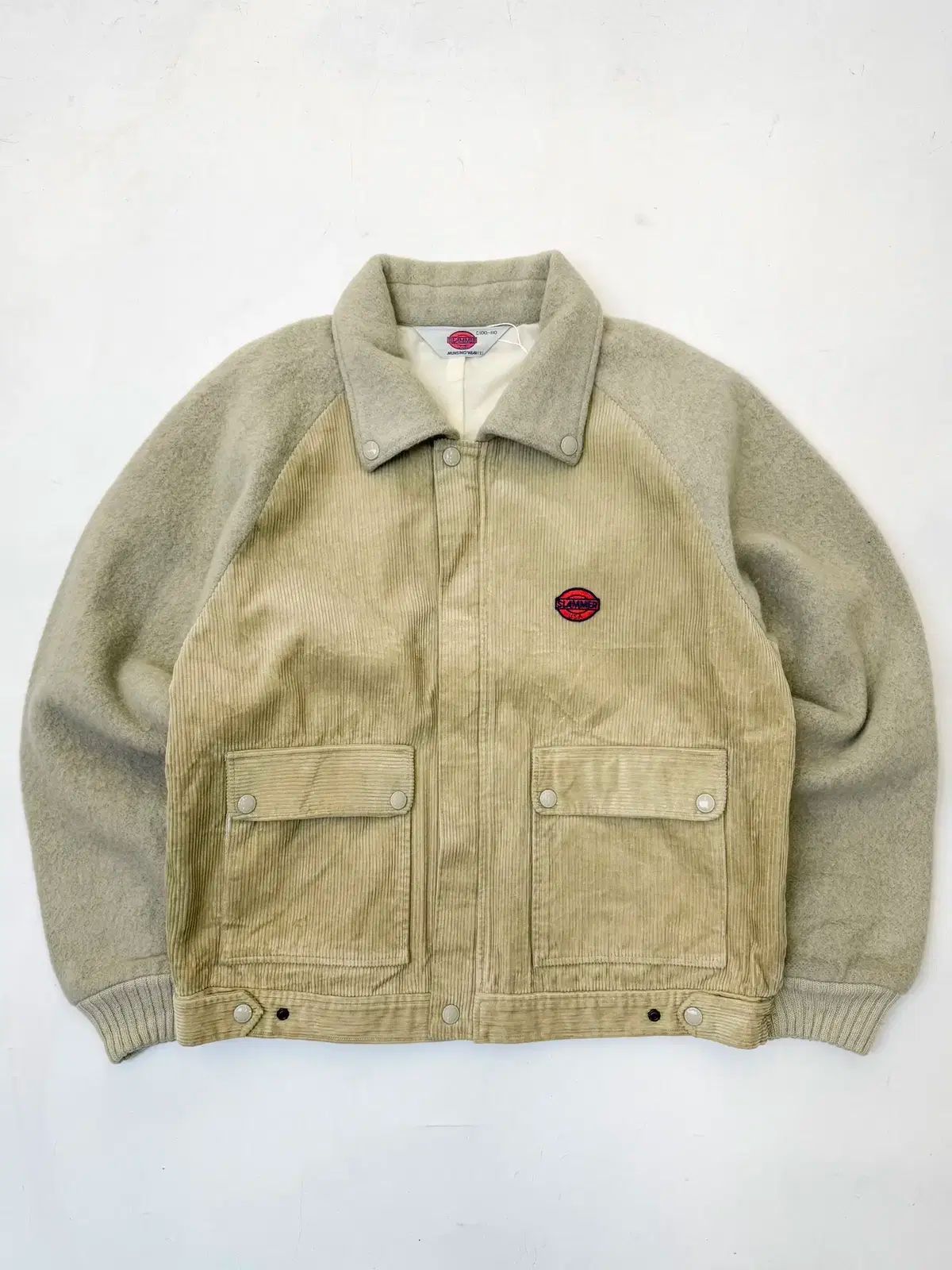 Slammer By Munsing Wear 90s コーデュロイ ウール ジャケット