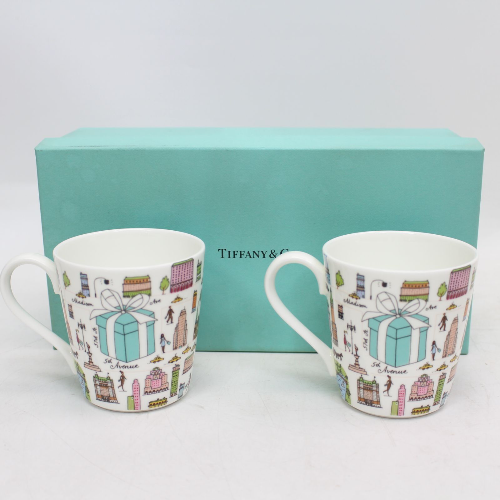 値下げ！食器 ティファニー Tiffany 5thアベニュープレート マグ