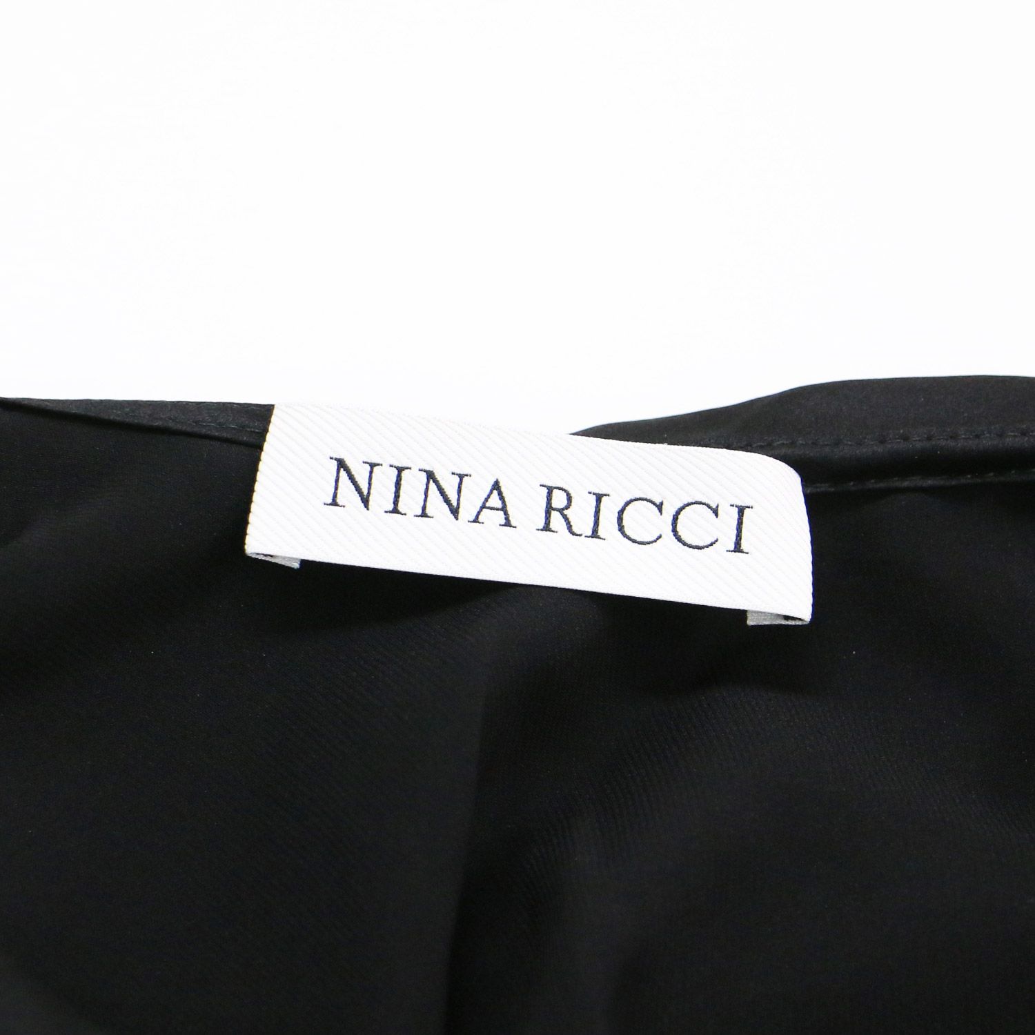 新品】NINA RICCI ニナリッチ ワンピース ブラック ホワイト 黒 白  