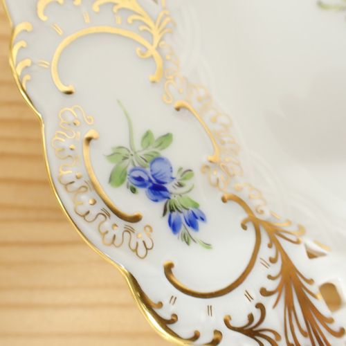 新品未使用　マイセン金縁バラ柄小皿2個セット 楽天市場】【P10倍・クーポン】 マイセン (Meissen) ピンクの