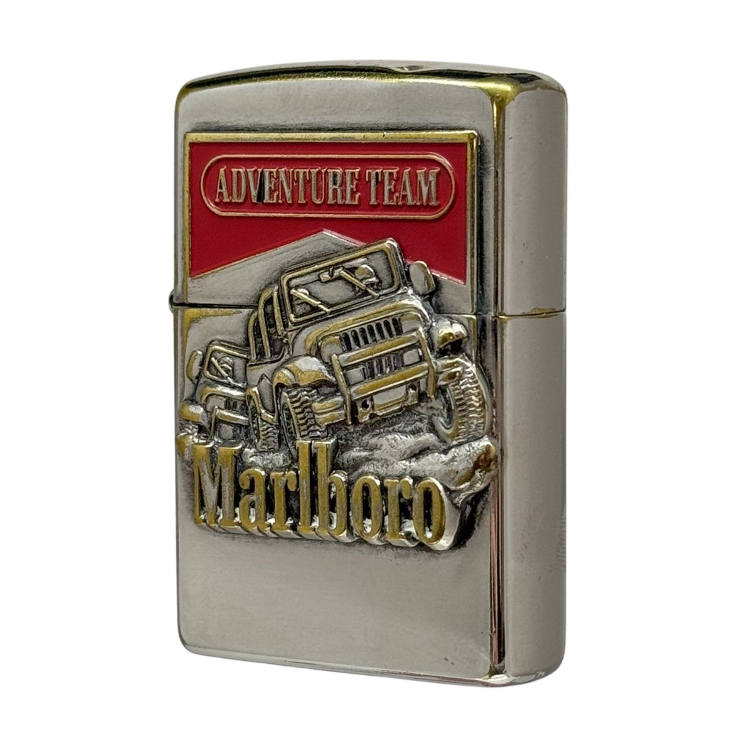 Zippo ジッポー Marlboro ADVENTURE TEAM 98年 シルバー USA製 米国製