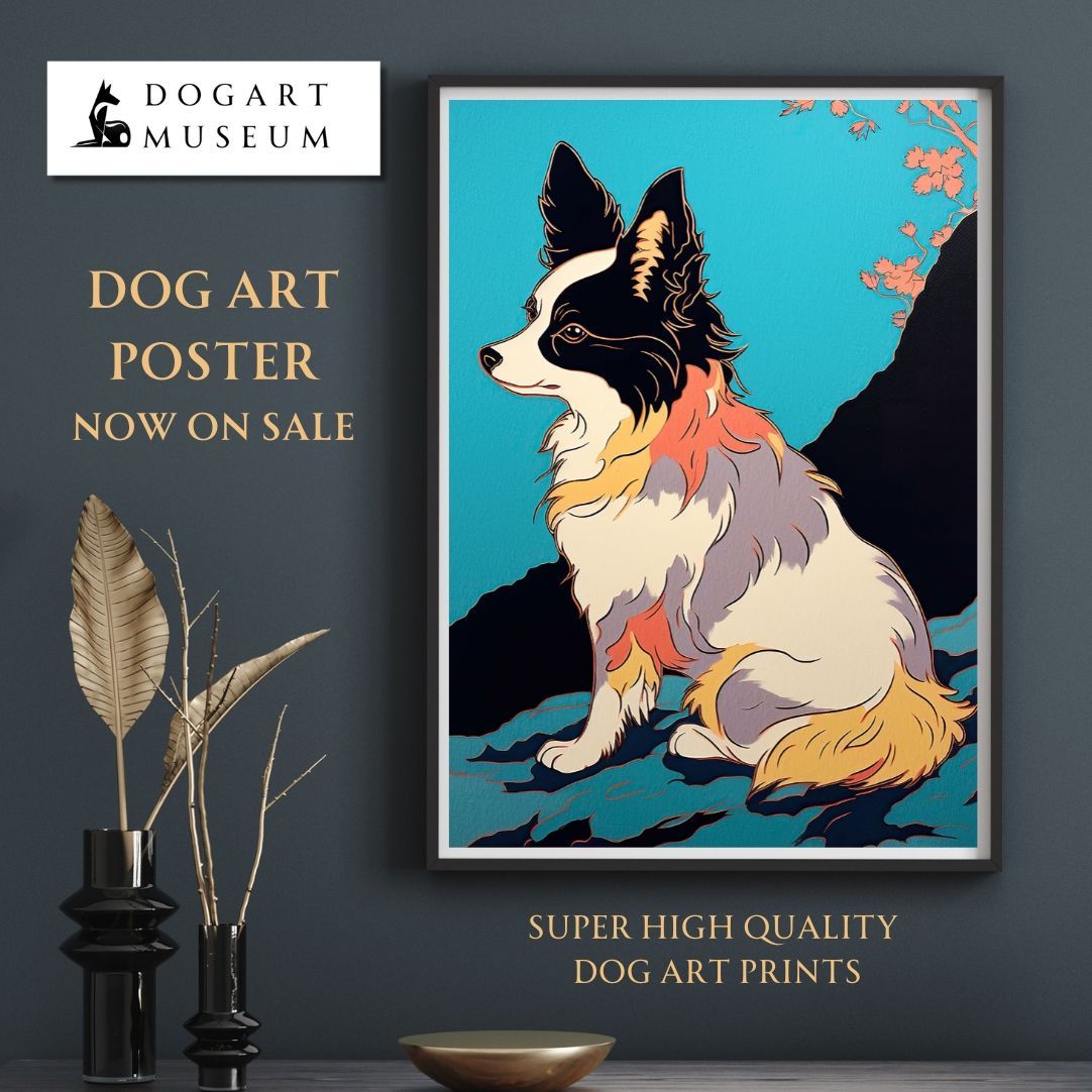 【まなざし - チワワ犬の子犬 No.4】アートポスター 犬の絵 犬の絵画 犬のイラスト        