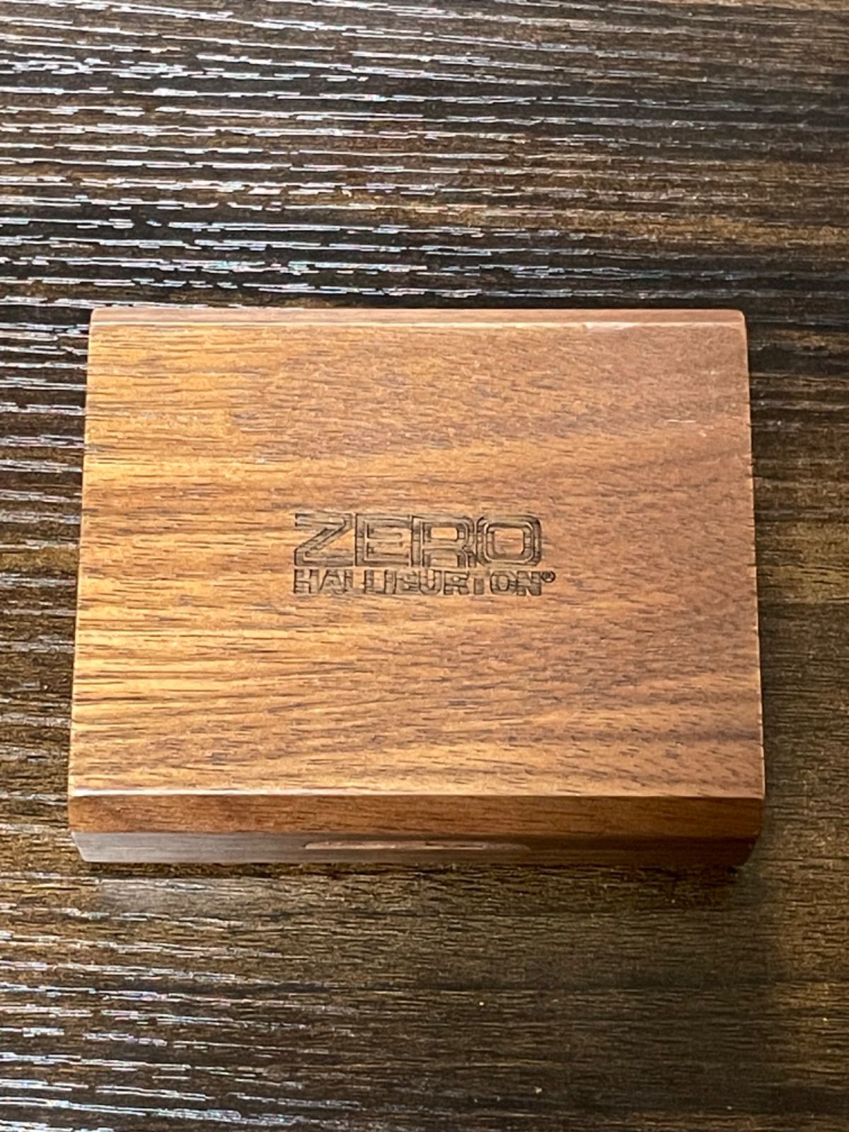 zippo ゼロハリバートン フルメタルジャケット 希少カラー ブルー 2005