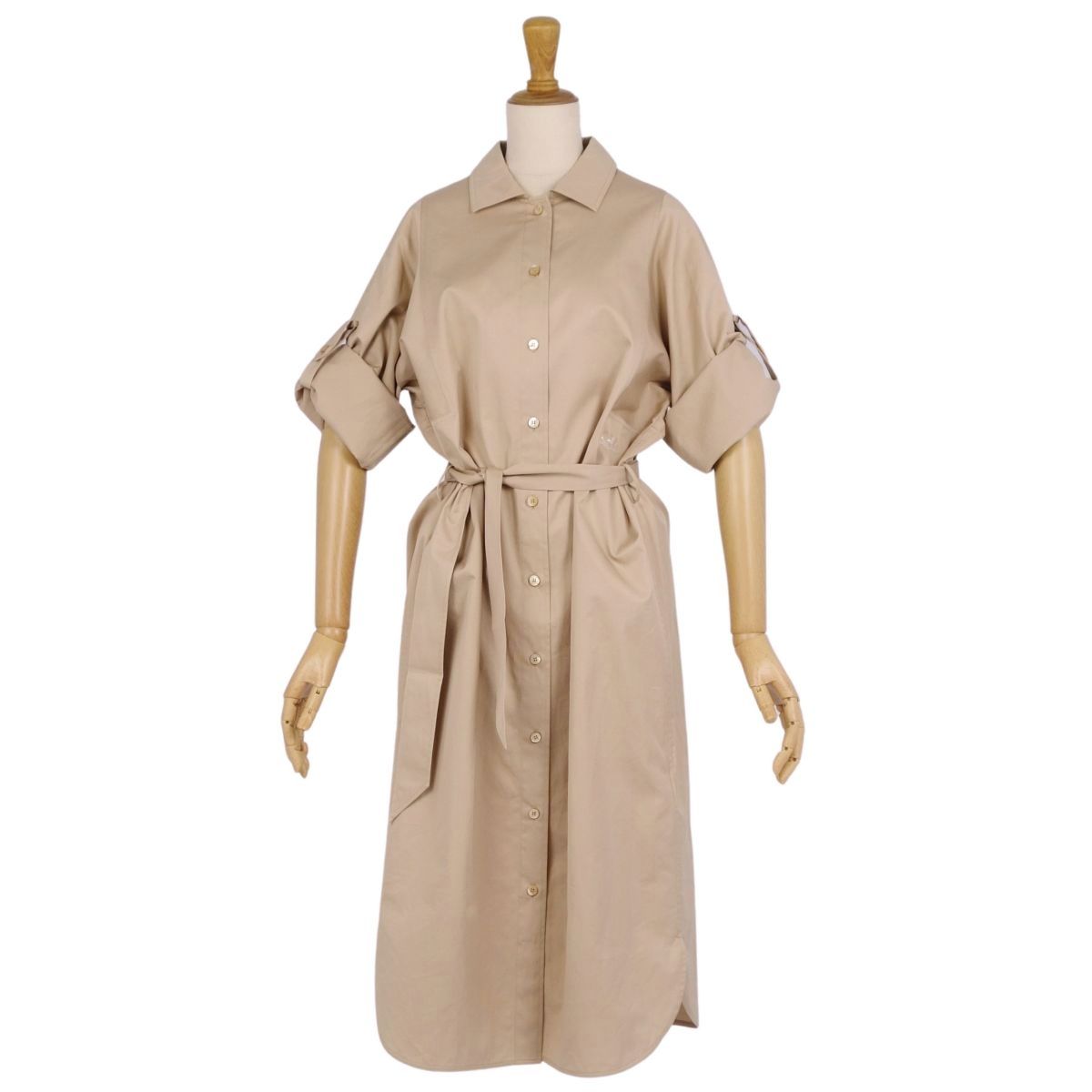 極美品 エルメス HERMES 2021SS ワンピース シャツ ブラウス 馬車 極美  