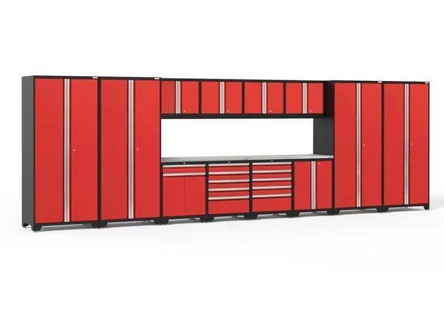 店舗へ直接引取 な方のみ Newage Proシリーズ ガレージキャビネット 14ピース コストコ 192228