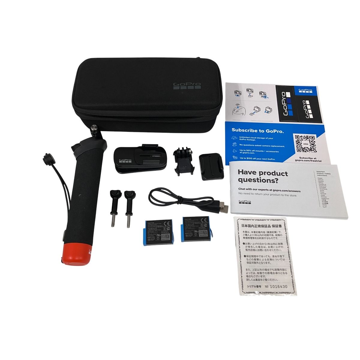 GoPro SPBL1 HERO9 Black ゴープロ ウェアラブル アクション カメラ ケース付き O10448399