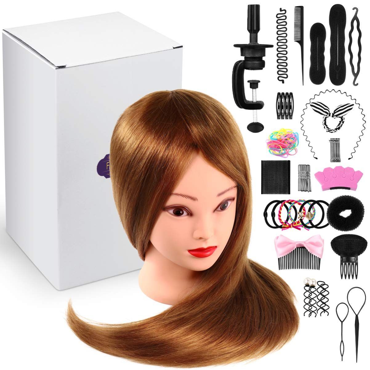 れもん様取置。3台カットレッスン用マネキンウィッグフォンテーヌ