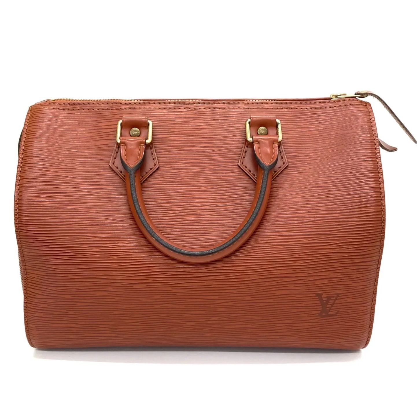LOUIS VUITTON ブラウンエピスピーディ25 ハンドバッグ 鍵付き