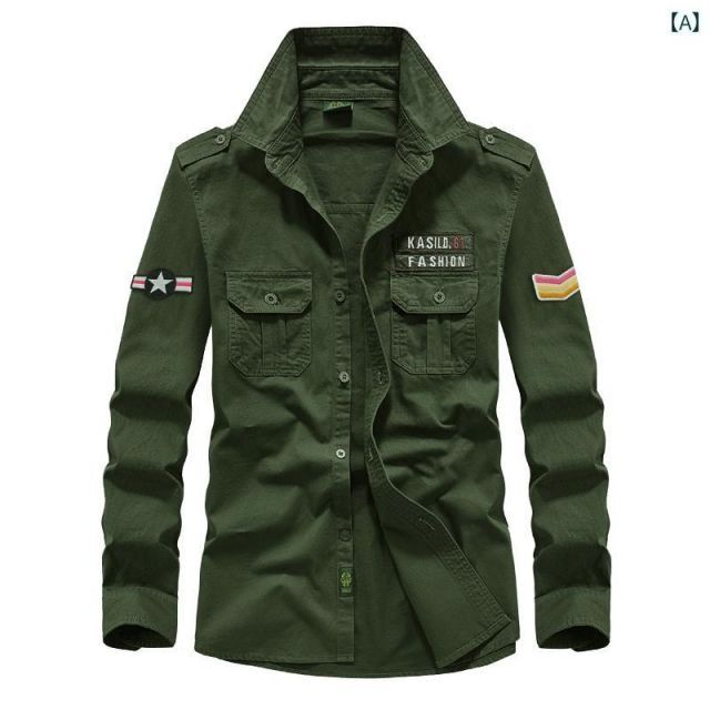 種類73：3XL/C：ブラック コットン長袖 秋冬 コーデ メンズ  服 シンプル ファッション オシャレ 大人 かっこいい 大きいサイズ ストリート 紳士服 綿 ワークシャツ ジャケット アウター 長袖 