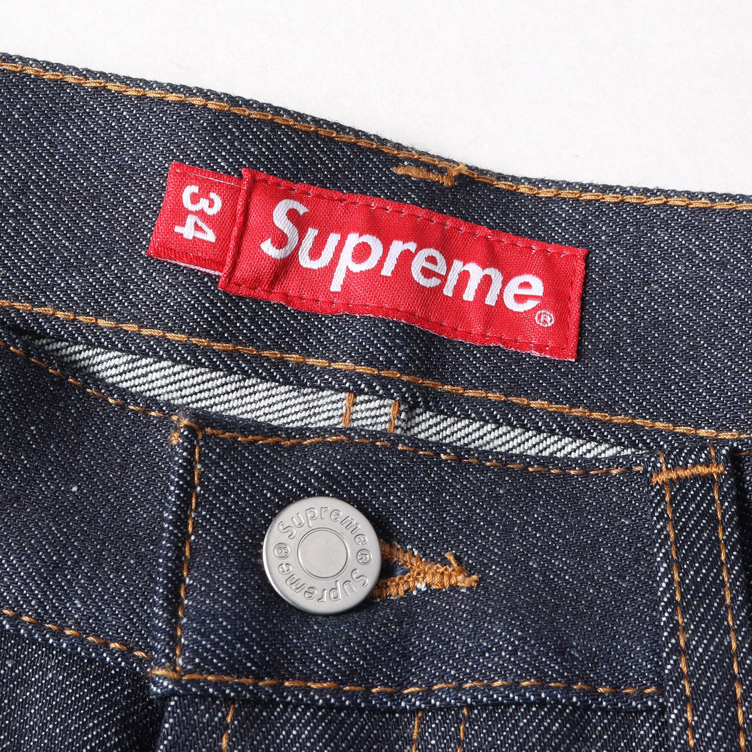 Supremeリジッドバギージーンズ 34インチ デニム | endageism.com