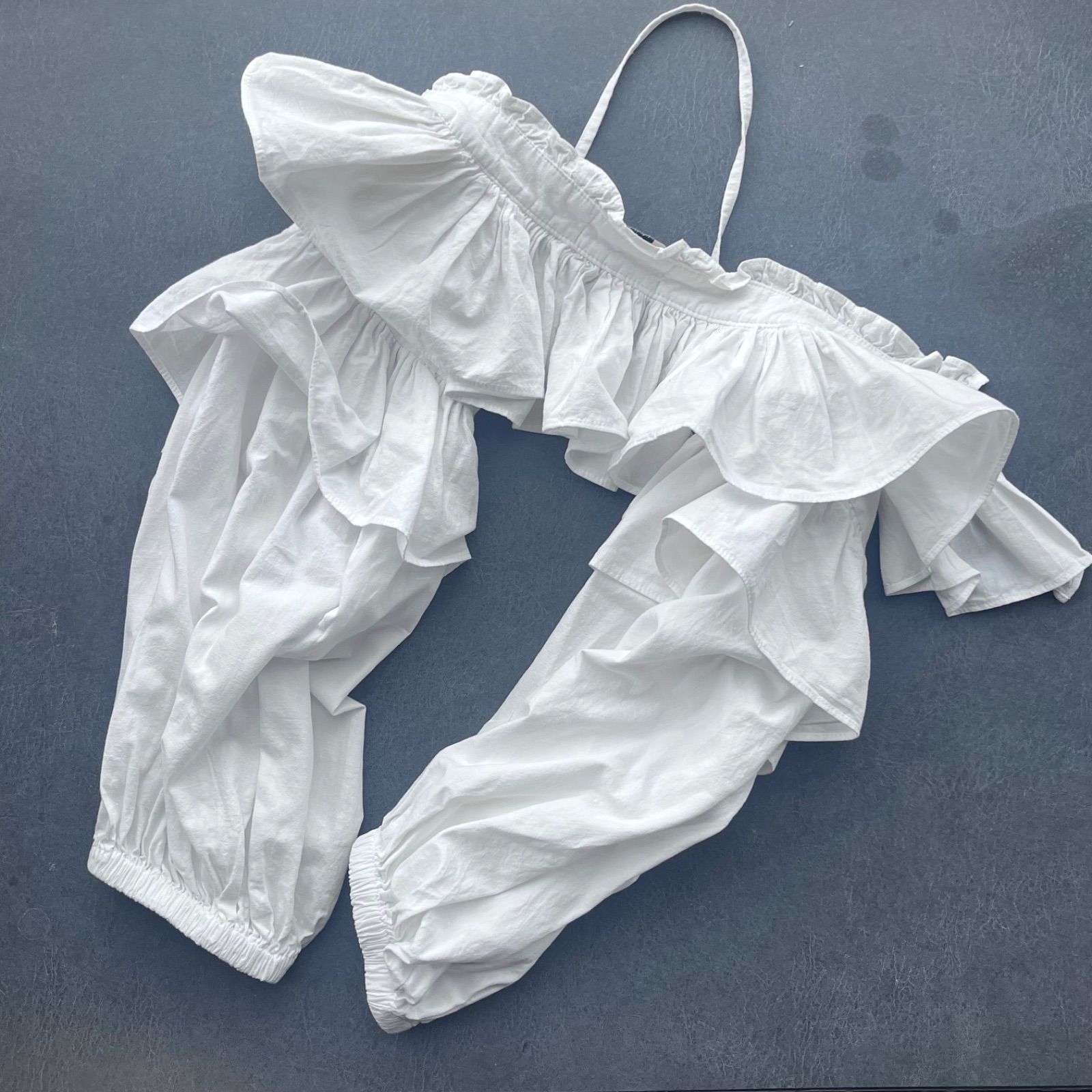 papier/パピエ holder blouse ホルダーブラウス フリーサイズ