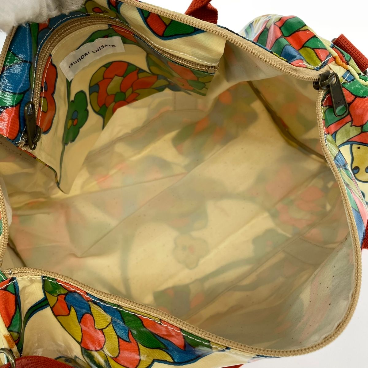 tsumori chisato ツモリチサト ボストンバッグ マルチカラー ナイロン