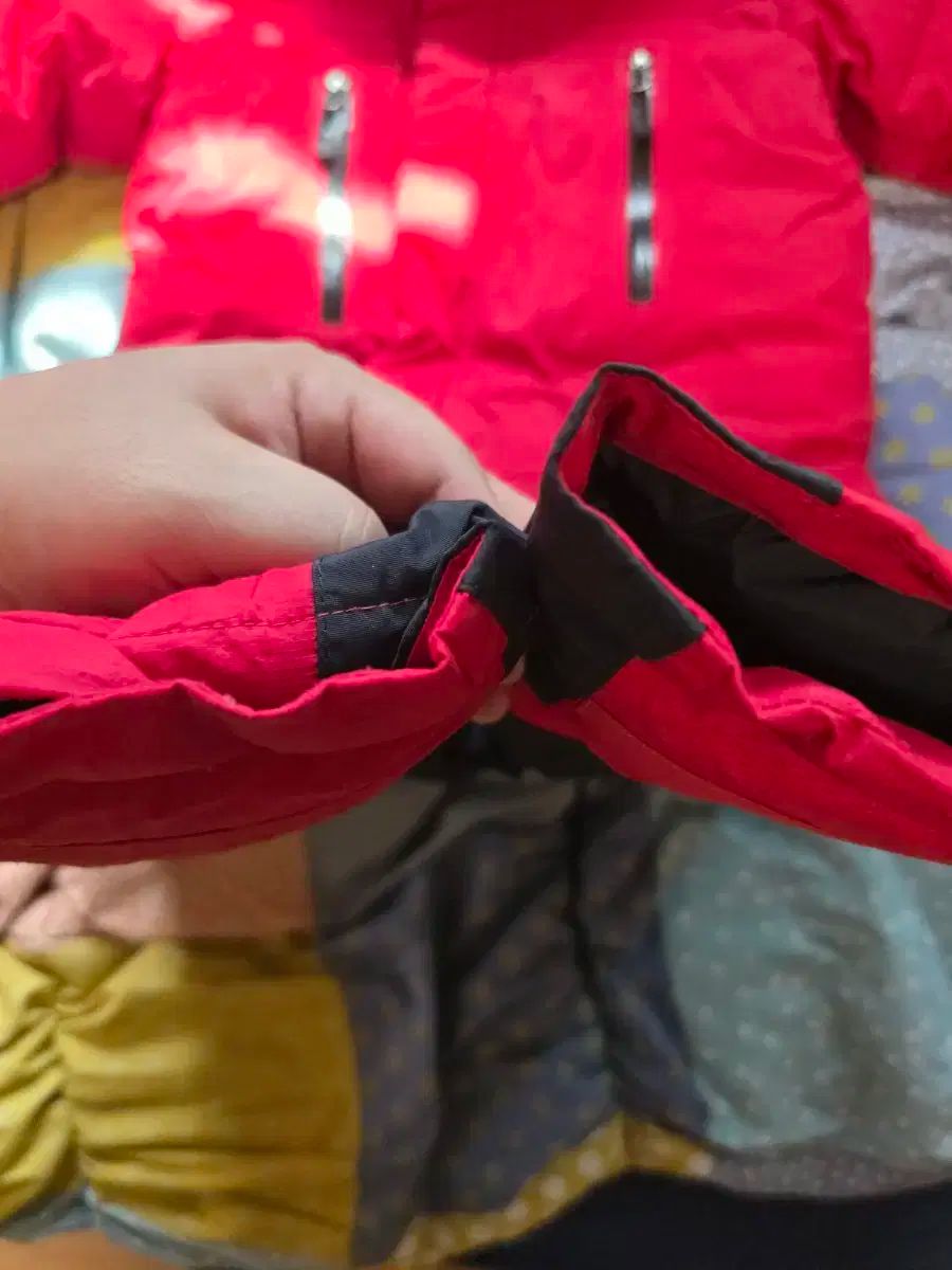 THE NORTH FACE ザノースフェイス キッズ 防寒 宇宙服 レッド