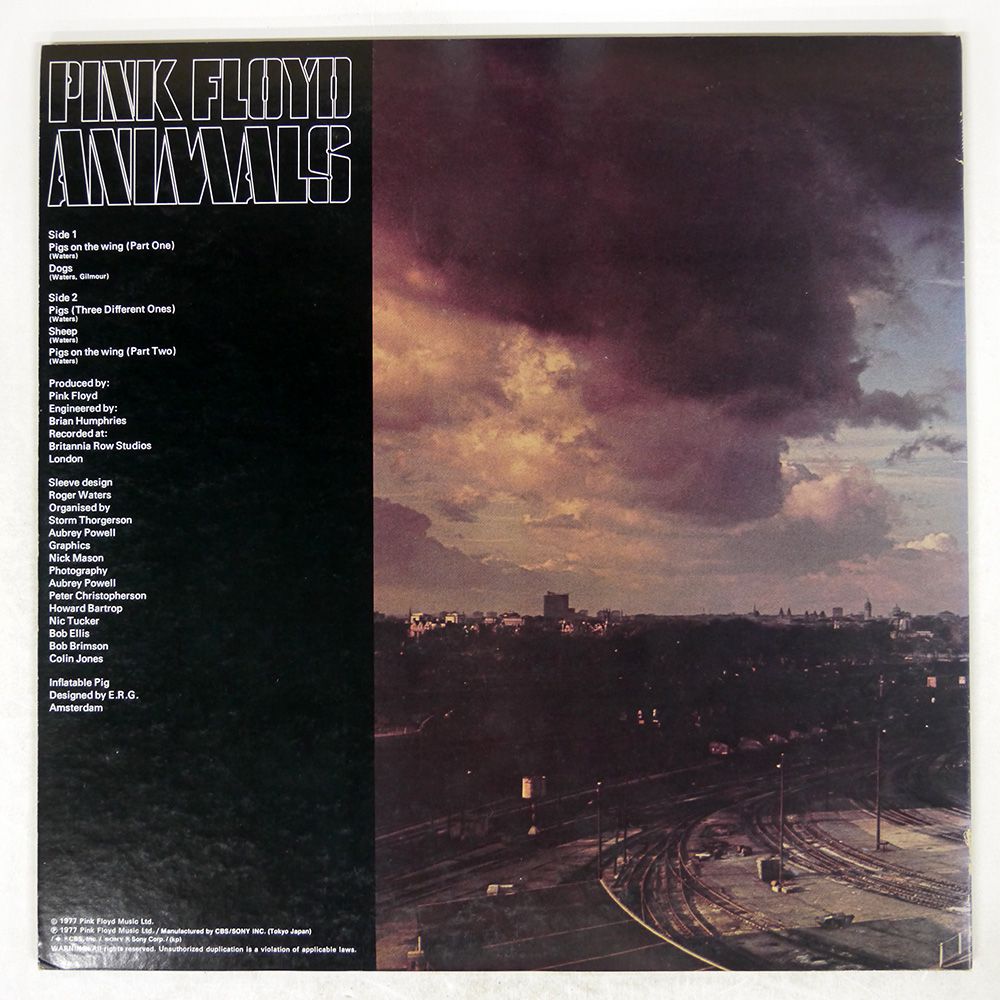 洋楽 PINK FLOYD/ANIMALS/CBS/SONY 25AP340 LP 国内盤 PINK FLOYD/ANIMALS/CBS/SONY 25AP340 LP - メルカリ