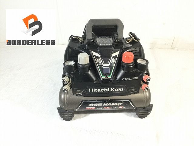 ☆中古品☆HITACHI 日立工機 常圧/高圧 エアコンプレッサー EC1245H2 エアーコンプレッサー エア工具 エアツール 94026