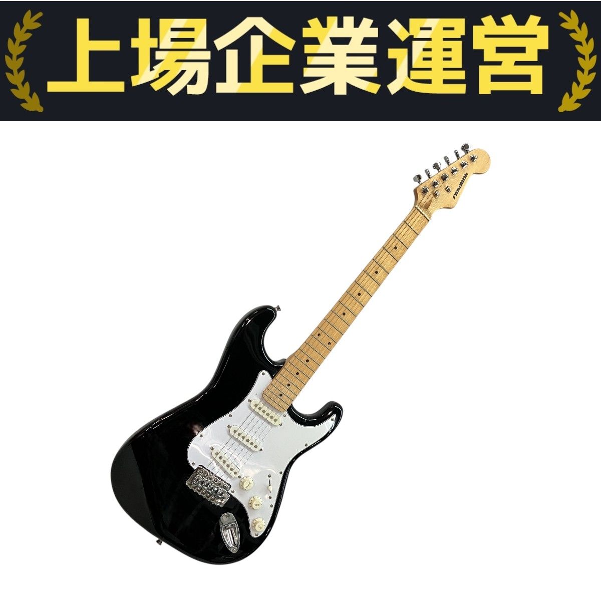 PLAYTECHプレイテック エレキギター ST250 Maple Black PLAYTECH