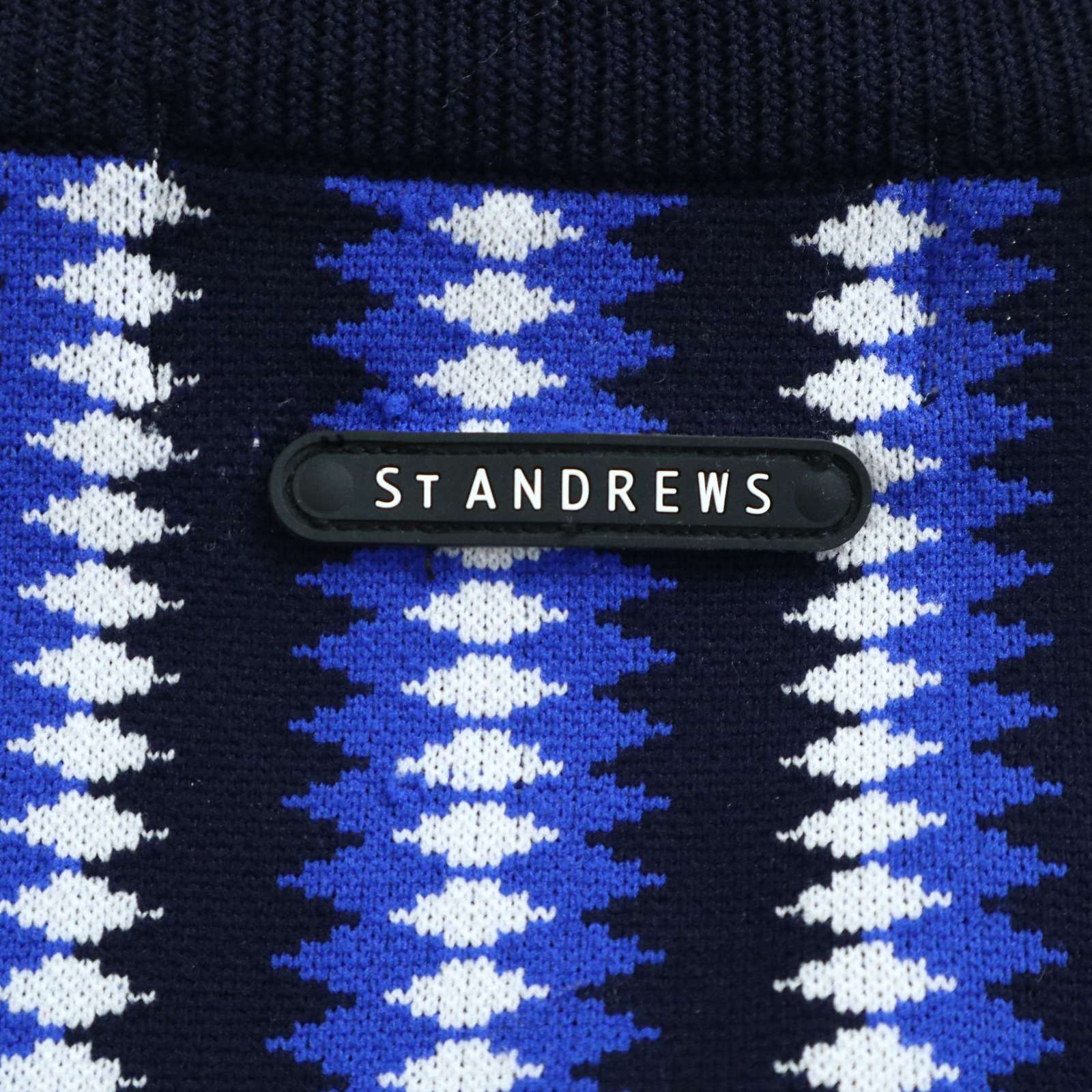 St ANDREWS セントアンドリュース ゴルフ 通年☆ 幾何学模様 ジグザグ
