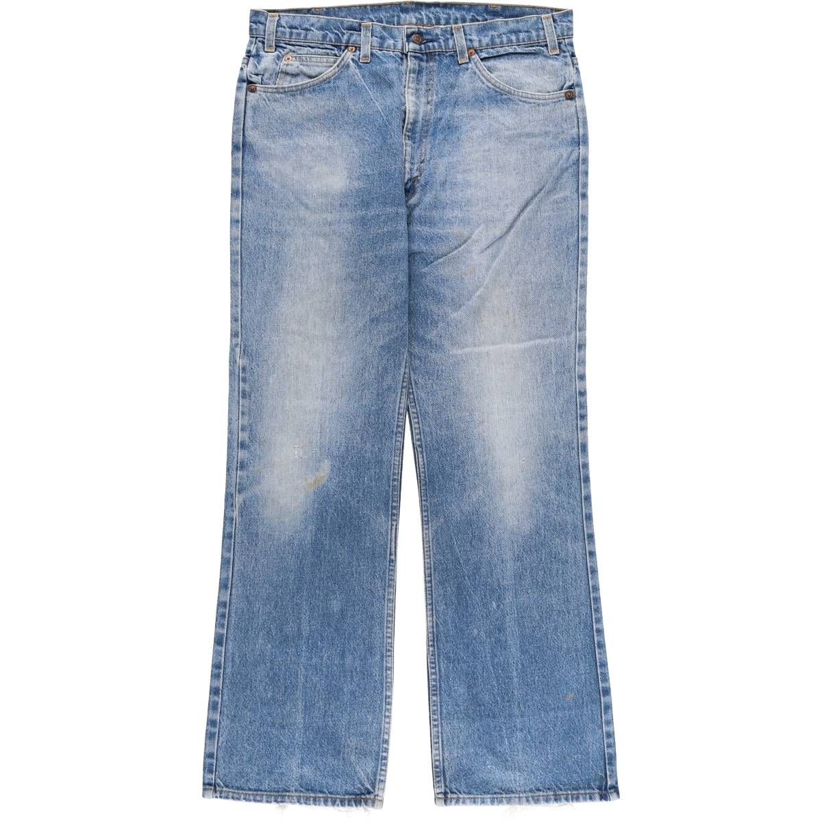古着 80年代 リーバイス Levi s 20517-0217 オレンジタブ ブーツカットデニムパンツ メンズw35相当 ヴィンテージ|evb010583
