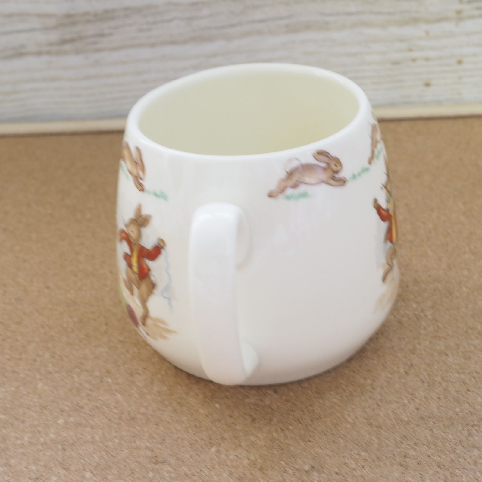 BUNNYKINS バニキン マグカップ 編み物 毛糸玉づくり絵柄