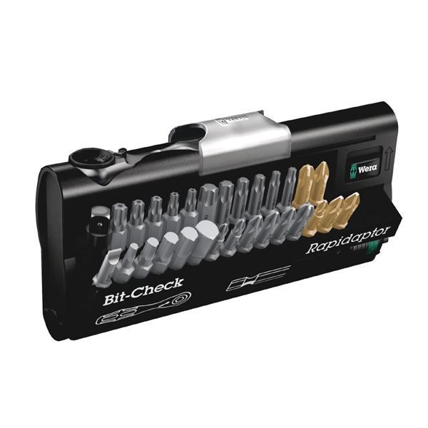 WERA ヴェラ 31点組 ドライバービット ラチェットハンドルセット 差込6.35mm ケース付 073640 工具 ツール DIY 作業工具 道具