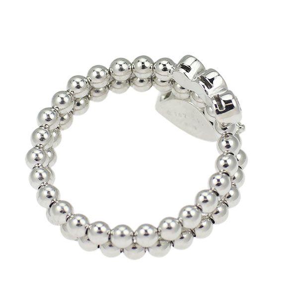 K18WG マーキス ダイヤモンド リング 0.187ct D0.30ct 形状記憶