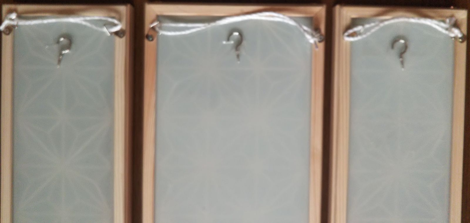 62 麻の葉組子 アクリル板入り 3枚一組 株式会社 タニハタ 商品一覧／