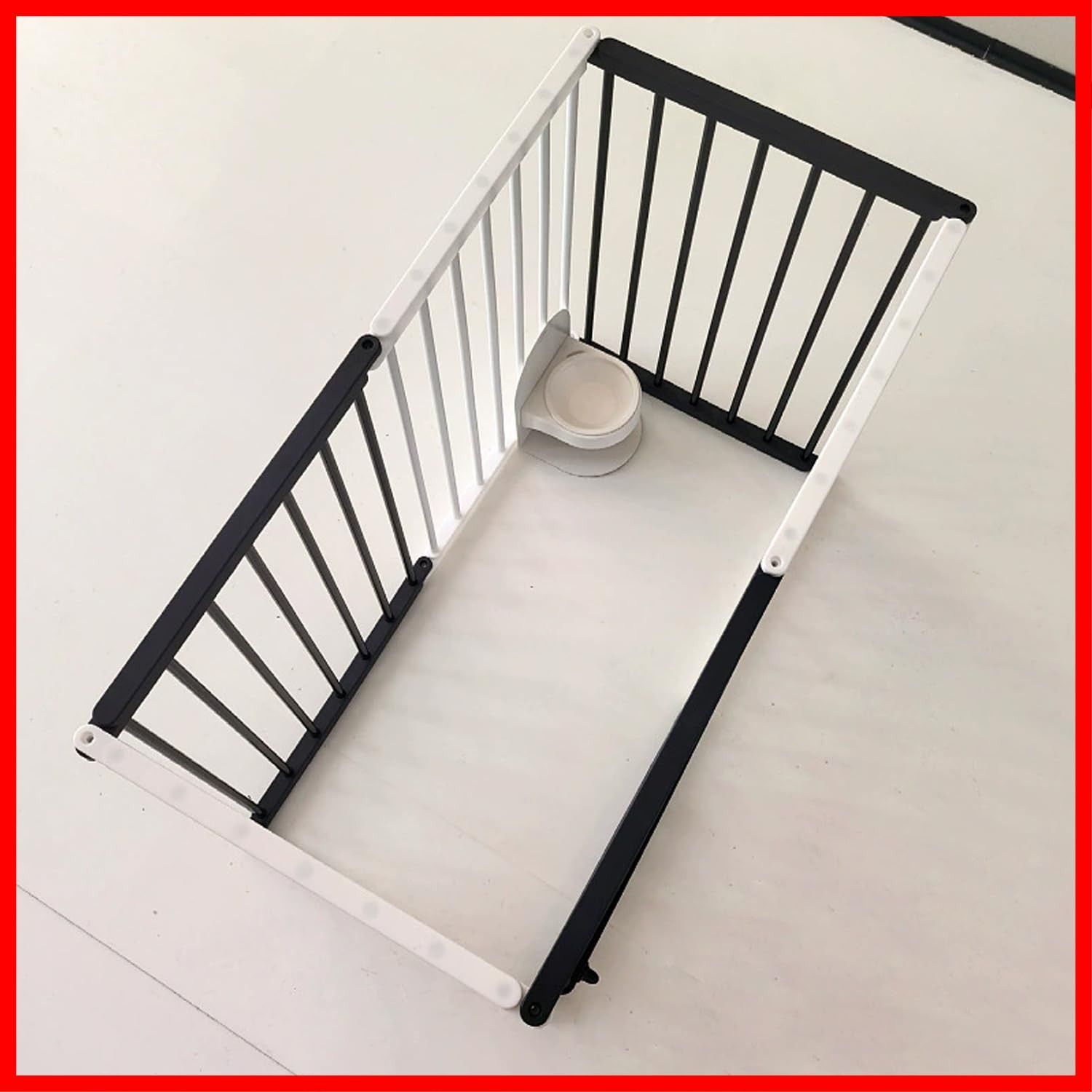 HAKOPE 圧迫感のないクリアサークル ペットサークル (6面パネル