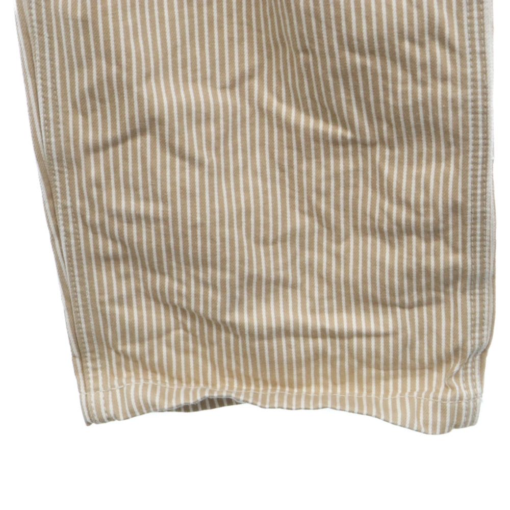 Levi's オーバーオール サイズL ストライプ　【新品・未使用】　ベージュ Levi's (リーバイス) Striped Overalls ストライプ