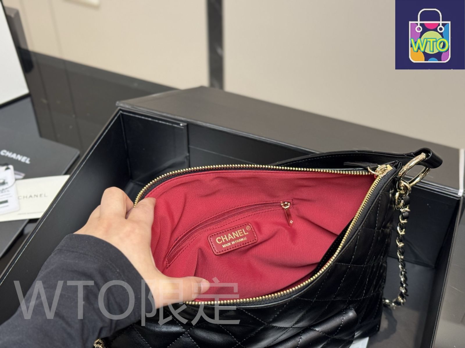 【入荷極小】CHANEL メティエダール限定 ホーボーバック ウール org.jpg