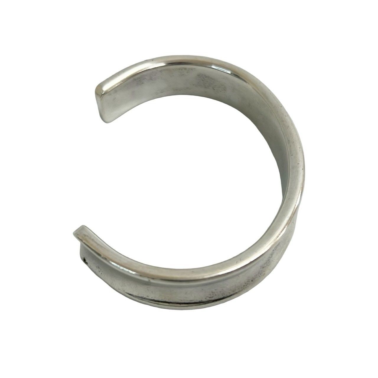 極 美品 TIFFANY&Co. ティファニー 1837 ナロー バングル ロゴ 刻印