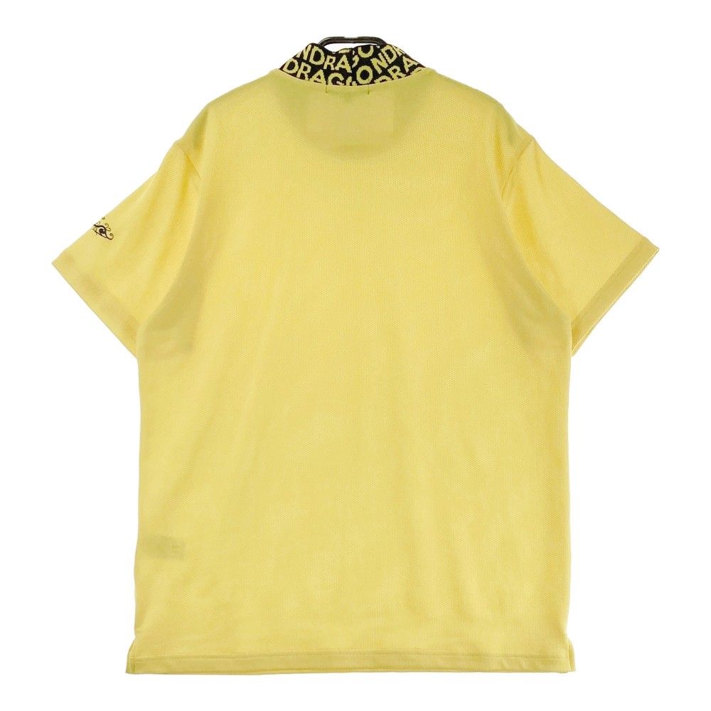 サイズ：4 DANCE WITH DRAGON ダンスウィズドラゴン  半袖ハイネックTシャツ  イエロー系 [240101450952] ゴルフウェア メンズ ストスト サイズ：4 DANCE WITH DRAGON ダンスウィズドラゴン 半袖