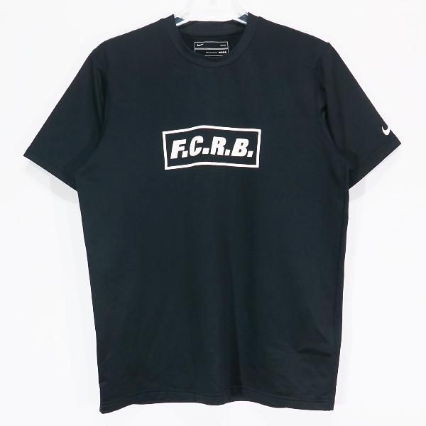 F.C.Real Bristol エフシーレアルブリストル x NIKE ナイキ F.C.R.B. ボックス ロゴ DRI-FIT Tシャツ 503140 010 ブラック ショートスリーブ カットソー 半袖