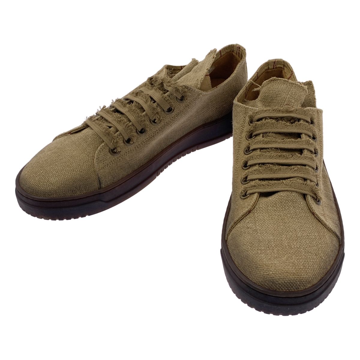 ふるさと納税 手描きスニーカー「Round-S」24.5cm モノクロ 水玉柄 24.5cm 再入荷予定有!ロゴスニーカー 靴 スニーカー レディース