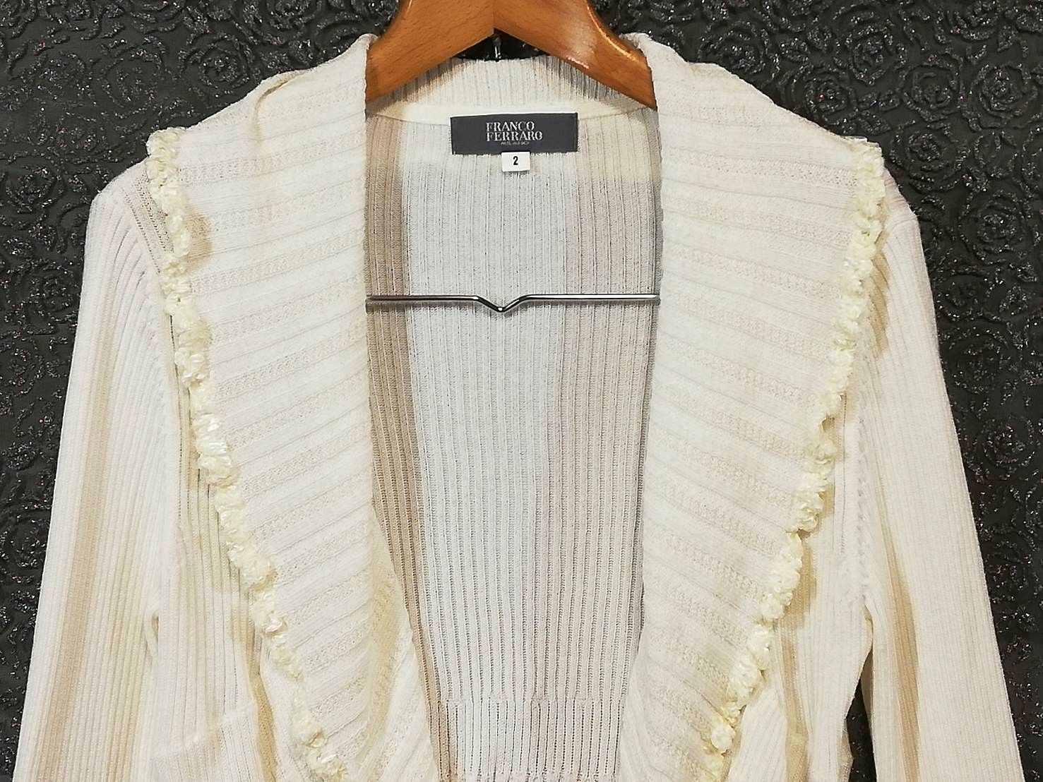 FRANCO FERRARO カーディガン 長袖 ニット Sサイズ相当 820 - メルカリ