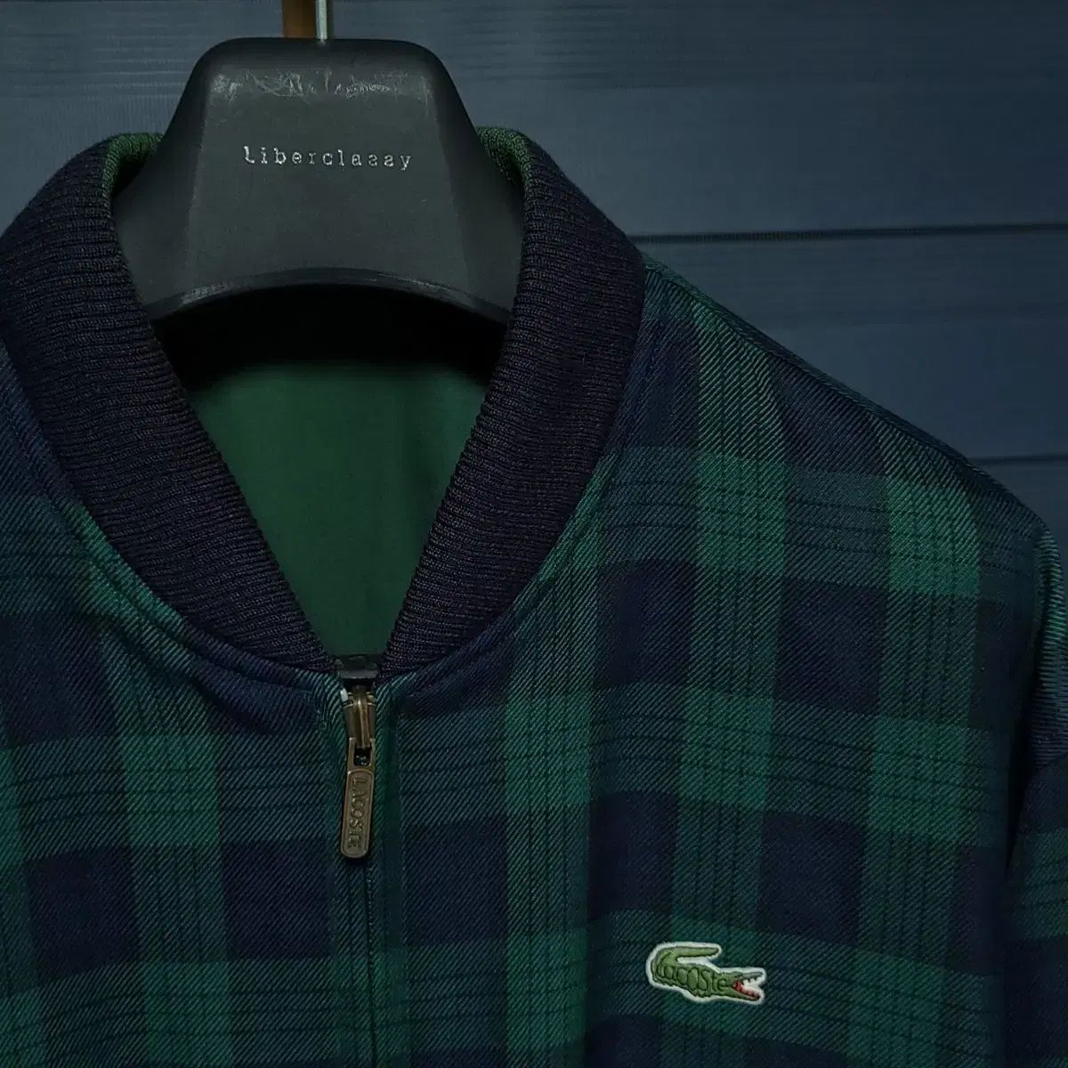 100 LACOSTE ラコステ オールドスクール リバーシブル ブルゾン ジャケット