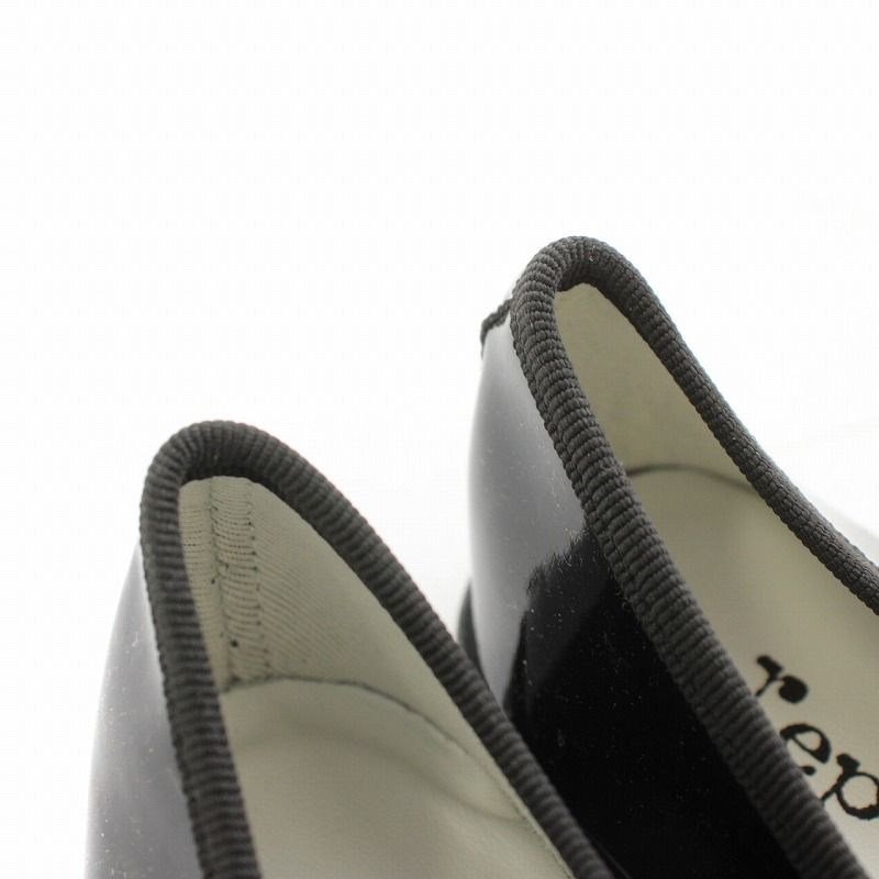 レペット　黒エナメル　38 Repetto レペット repetto LILI （ブラックエナメル） -靴